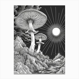 Mushroom Forest Canvas Print