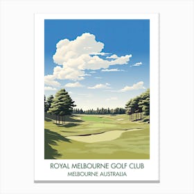 Royal Melbourne Golf Club (West Course)   Melbourne Australia 4 Canvas Print
