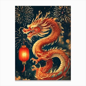 Chinese New Year Dragon Canvas Print