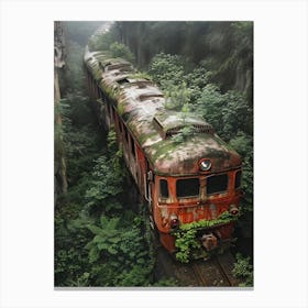 Abandoned Train Canvas Print
