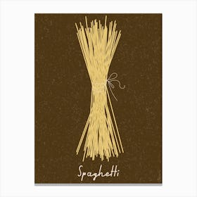 Italian Pasta Spaghetti Canvas Print