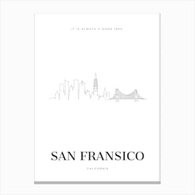 Sanfransico Canvas Print