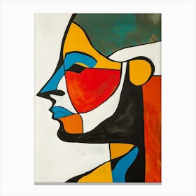 Abstract Of A Woman'S Face 1 Canvas Print