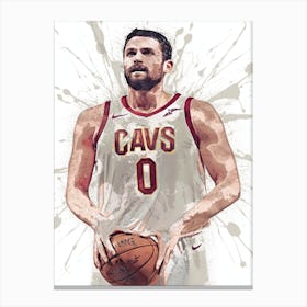 Kevin Love Cleveland Cavaliers Canvas Print