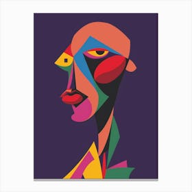 Abstract Portrait Of A Woman 46 Canvas Print