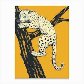 Snow Leopard 3 Canvas Print