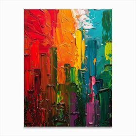 Abstract Cityscape 6 Canvas Print