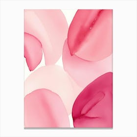 Abstract Watercolor Pink Painting Leinwandbild