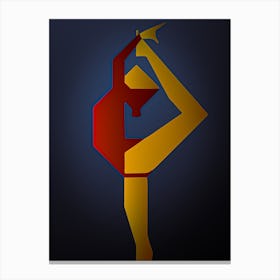 Acrobatic Gymnastics Canvas Print