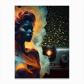 Lady Flame 7 Canvas Print