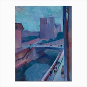 Notre Dame In The Late Afternoon, Henri Matisse Canvas Print