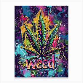 Marijuana in Motion Canvas Print