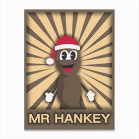 Mr Hankey Canvas Print