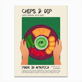 Chips And Dip Canvas Print