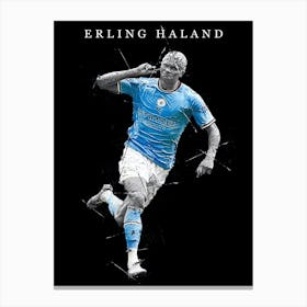 Erling Braut Håland Manchester City Canvas Print