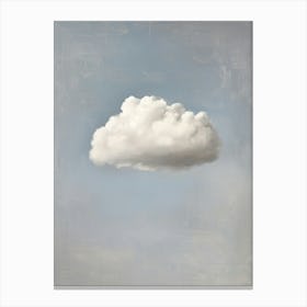 Cloud Wall Art Painting Light Blue Sky Print Canvas Print