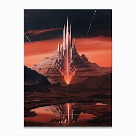 Cosmic landscape Canvas Print