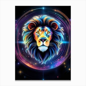 Lion Head 3 Canvas Print