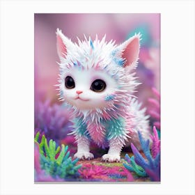 Cute Kitten (cat) Canvas Print