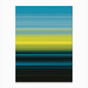 'Blue And Yellow' Canvas Print