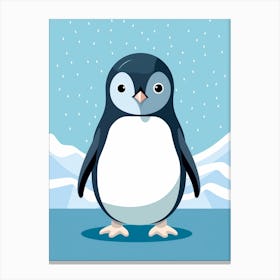 Baby Animal Illustration  Penguin 1 Canvas Print
