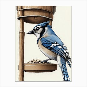 Blue Jay Canvas Print