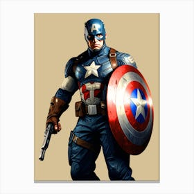 Captain America Canvas Print