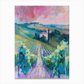 Tuscan Vineyards Canvas Print