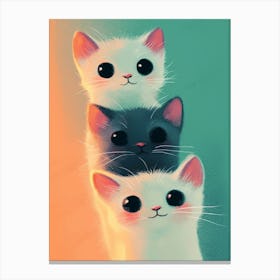 Cute Kittens Canvas Print