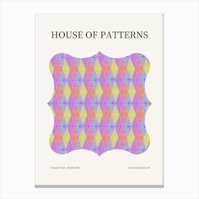 Geometric Pattern Poster 9 Canvas Print