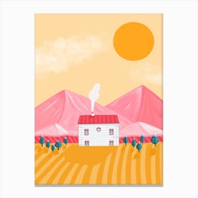 Sunshine House  Canvas Print