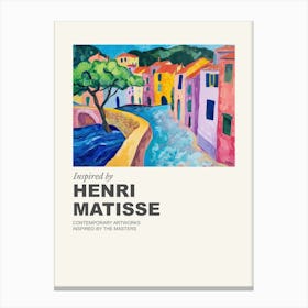 Museum Poster Inspired By Henri Matisse 3 Canvas Print