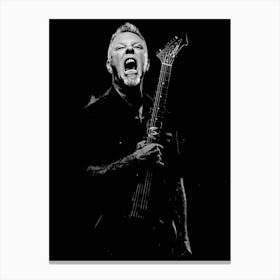 James Hetfield Metallichead band music 15 Canvas Print