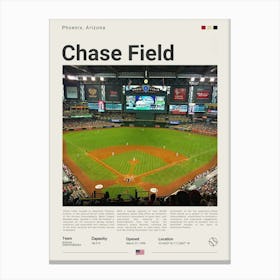 Baseball - Arizona Diamondbacks - Chase Field Canvas Print