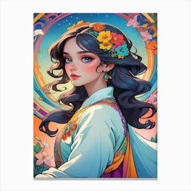 Chinese Girl Canvas Print