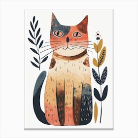 Ragapur Cat Clipart Illustration 3 Canvas Print