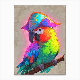 Pirate Parrot 4 Canvas Print