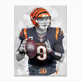 Joe Burrow Cincinnati Bengals Canvas Print