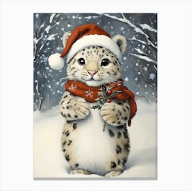 Snow Leopard 2 Canvas Print