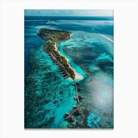 Maldives Island 6 Canvas Print