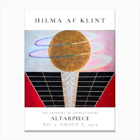 Hilma Af Klint Altarpiece No X Canvas Print