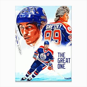 Great One gretzky Canvas Print