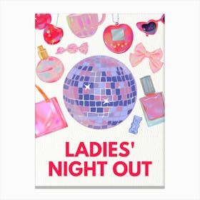 Ladies Night Out Canvas Print