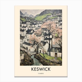 Keswick (Cumbria) Painting 1 Travel Poster Canvas Print