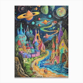 Space City Canvas Print