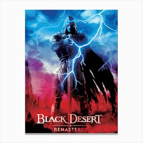 Black Desert Remastered 1 Canvas Print