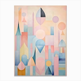 Whimsical Abstract Geometric Shapes 10 Canvas Print