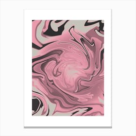 Pink Swirl Canvas Print