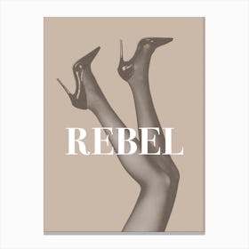 Rebel Legs Beige_2365378 Canvas Print