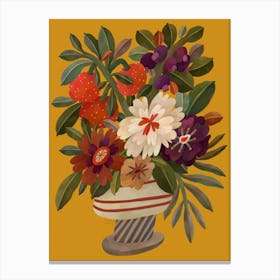 Autumnal Vase Canvas Print